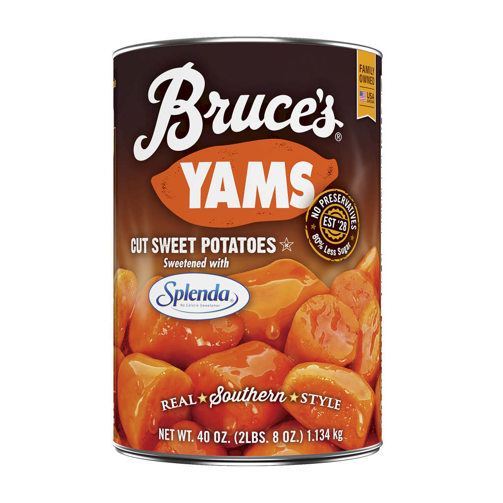 Can of Bruce's Yams Sweetened with Splenda
