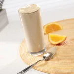 Peanut Butter & Sweet Potato Smoothies in a glass