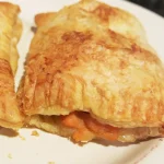 Sweet Potato & Apple Triangles on a white plate