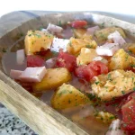 Sweet Potato Ham Soup in a Dish