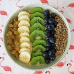 Sweet Potato Smoothie Bowl on a table