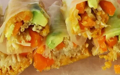 Sweet Potato Spring Rolls