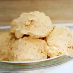 Sweet Potato & Vanilla Bean Ice Cream in a bowl